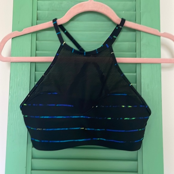 Athleta like new Mehina swim top with mesh accent - Picture 2 of 7